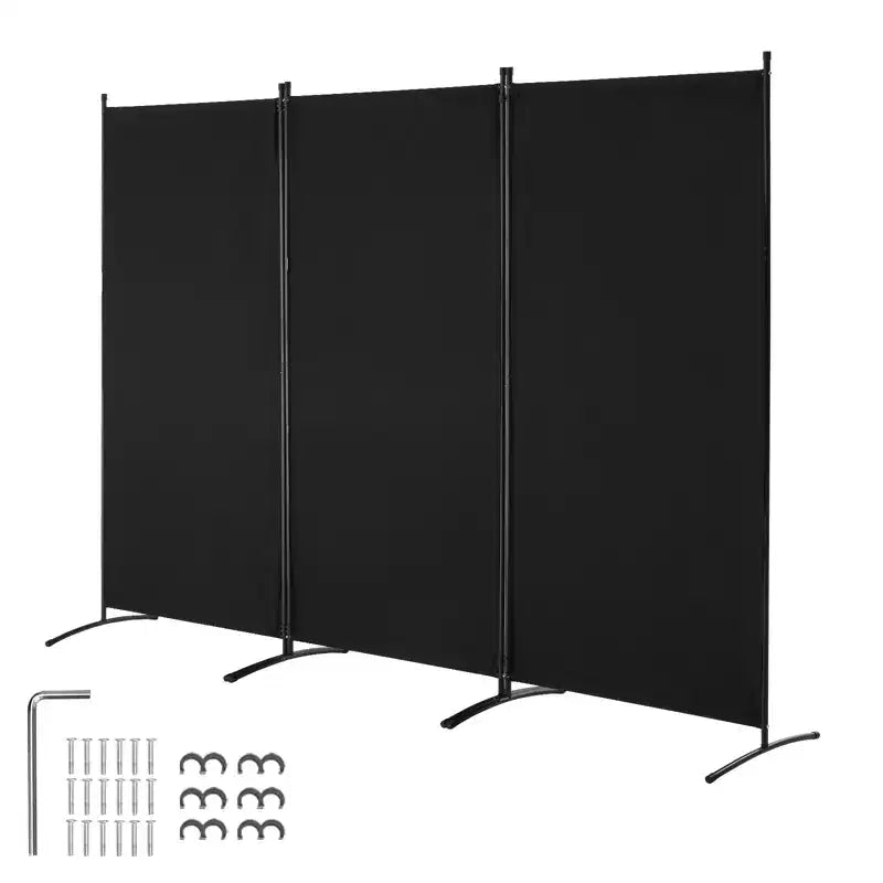 VEVOR Room Divider, 3 Panel Room Divider, Folding Privacy Screen and Portable Partition Divider for Room Separation, Freestanding Room Partitions