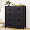 Fabric Dresser for Bedroom, Tall Storage Dresser with 8 Drawers, Dresser & Chest of Drawers Organizer for Living Room