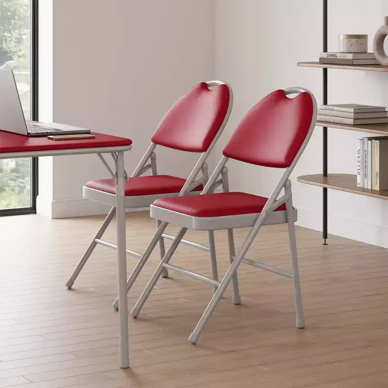 Lot de 2/4/6 chaises pliantes avec patins antidérapants Chaises de réception pour l'intérieur et l'extérieur, chambre, salle à manger