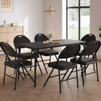 Lot de 2/4/6 chaises pliantes avec patins antidérapants Chaises de réception pour l'intérieur et l'extérieur, chambre, salle à manger