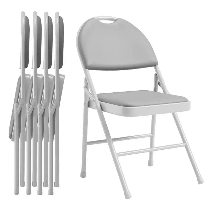 Lot de 2/4/6 chaises pliantes avec patins antidérapants Chaises de réception pour l'intérieur et l'extérieur, chambre, salle à manger