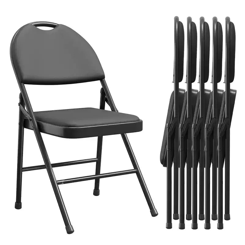 Lot de 2/4/6 chaises pliantes avec patins antidérapants Chaises de réception pour l'intérieur et l'extérieur, chambre, salle à manger