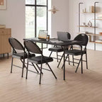 Lot de 2/4/6 chaises pliantes avec patins antidérapants Chaises de réception pour l'intérieur et l'extérieur, chambre, salle à manger