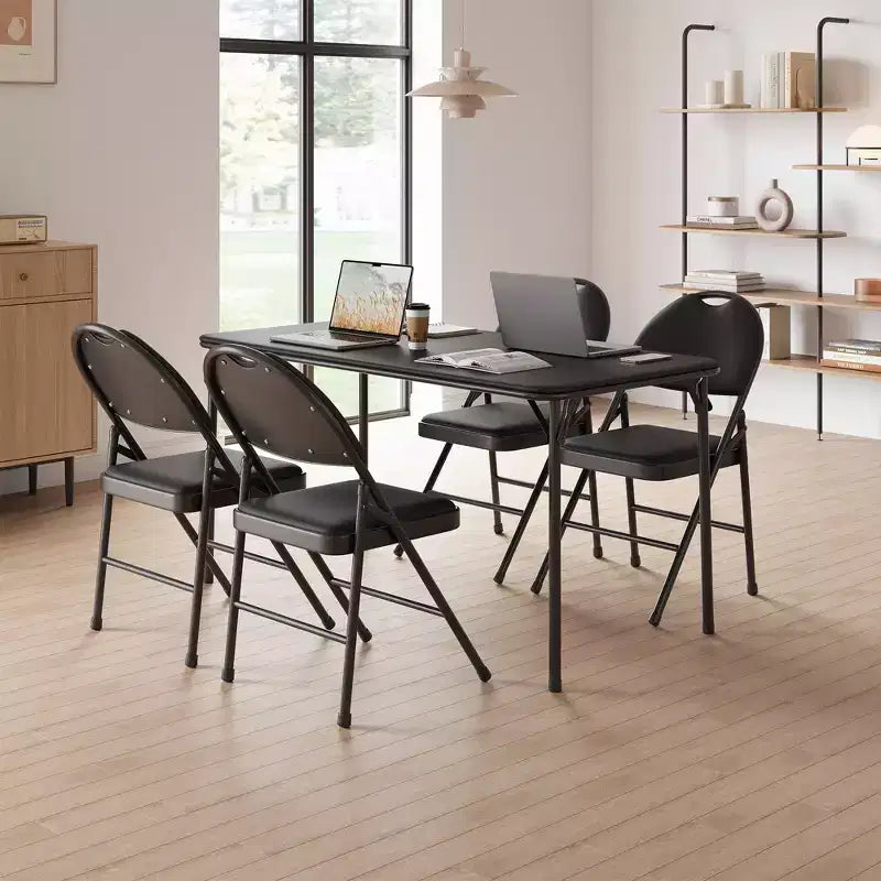 Lot de 2/4/6 chaises pliantes avec patins antidérapants Chaises de réception pour l'intérieur et l'extérieur, chambre, salle à manger