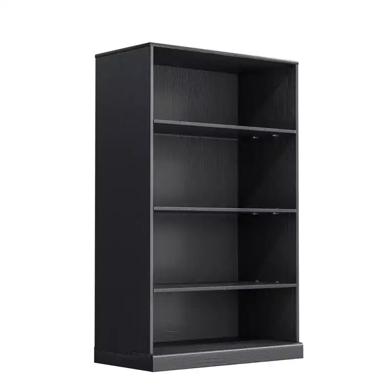 49x31x16 Étagère de rangement sans porte en bois Meuble de rangement Bibliothèque & Meuble de bureau pour Cuisine Chambre Entrée Salon Salle à manger Noir