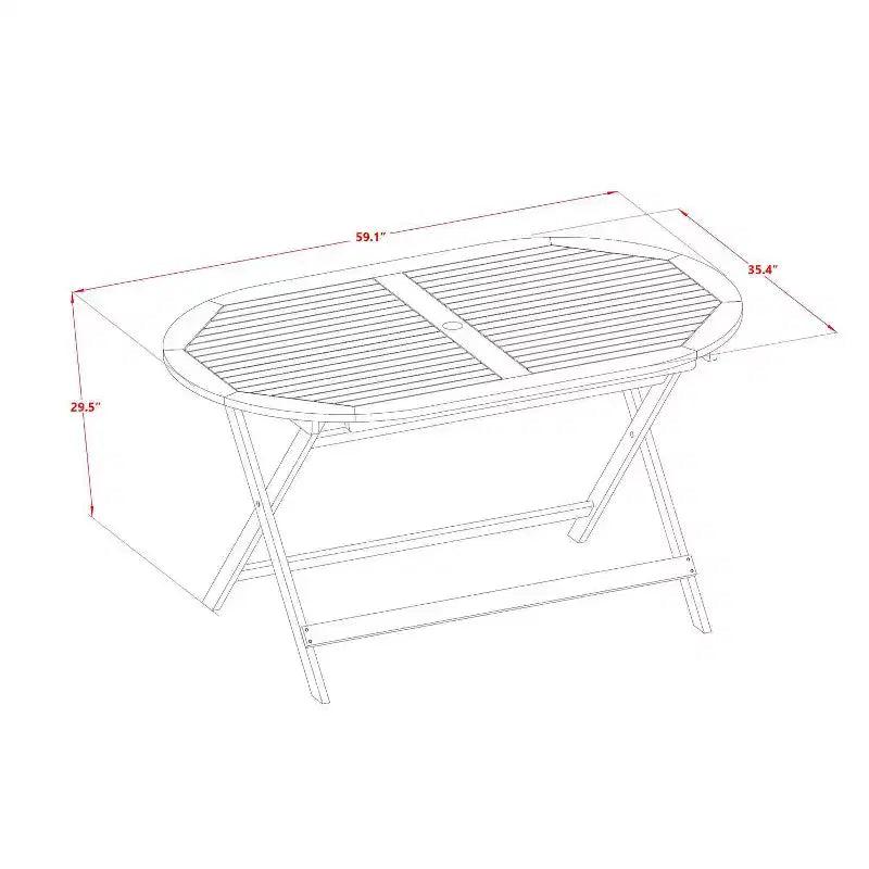 Table à manger 7 pièces avec plateau en bois massif finition chêne naturel et 6 chaises