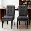 Christopher Knight Home Freya Contemporary Upholstered Tufted Dining Chairs (Set of 2)