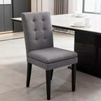 Chaises de salle à manger capitonnées contemporaines Freya (lot de 2)