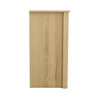 Commode enfant à 6 tiroirs avec façades multicolores, blanche 46,1 L x 15,8 P x 31,3 H
