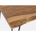 Table d'appoint carrée Nature's Edge 24'' en acacia massif