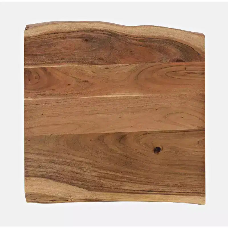 Table d'appoint carrée Nature's Edge 24'' en acacia massif