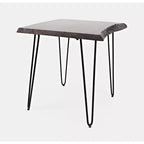 Table d'appoint carrée Nature's Edge 24'' en acacia massif