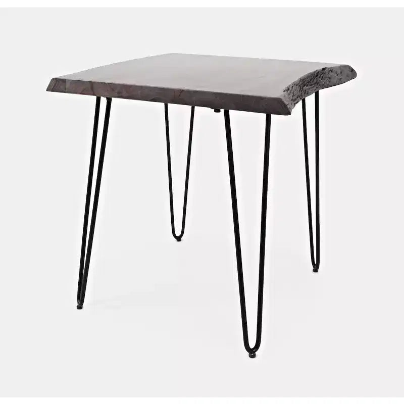 Table d'appoint carrée Nature's Edge 24'' en acacia massif