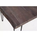 Table d'appoint carrée Nature's Edge 24'' en acacia massif