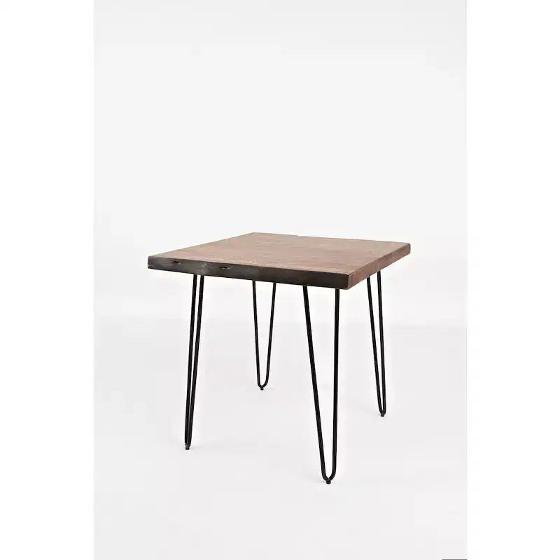Table d'appoint carrée Nature's Edge 24'' en acacia massif