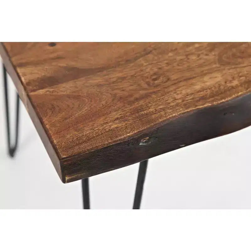 Table d'appoint carrée Nature's Edge 24'' en acacia massif