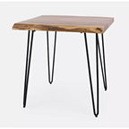 Table d'appoint carrée Nature's Edge 24'' en acacia massif