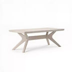 Table basse rectangulaire à pieds croisés (1220 mm x 610 mm)