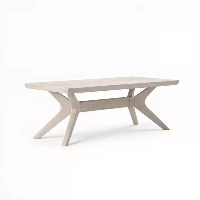Table basse rectangulaire à pieds croisés (1220 mm x 610 mm)
