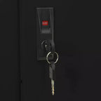 Classeur de bureau en acier avec porte coulissante