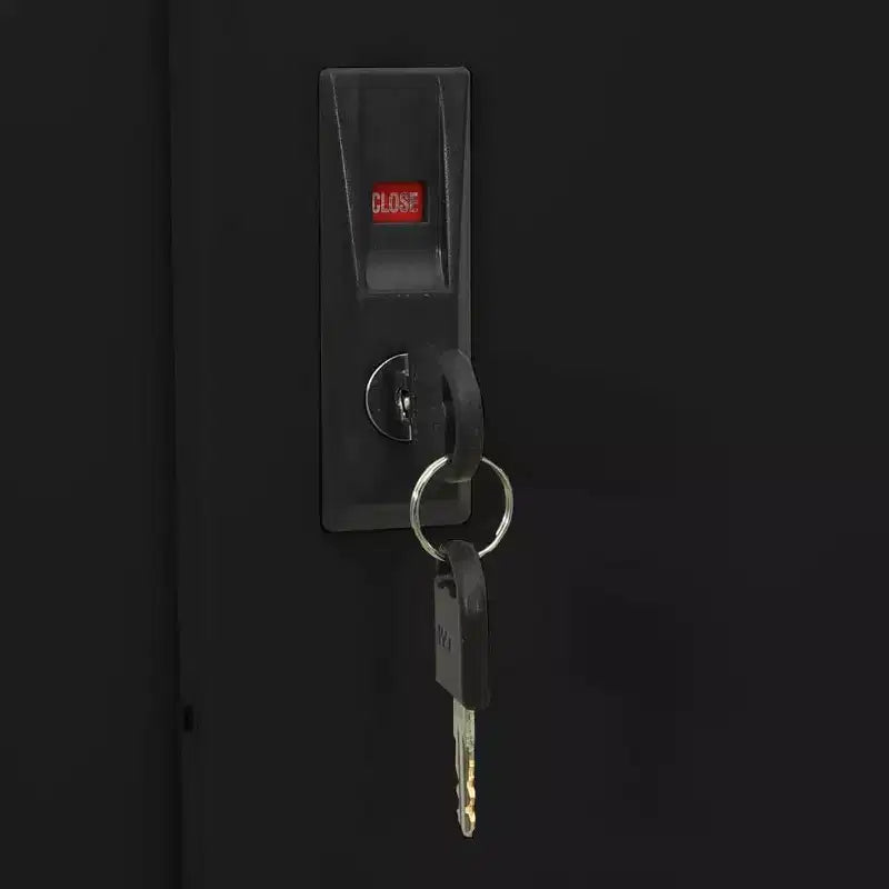 Classeur de bureau en acier avec porte coulissante