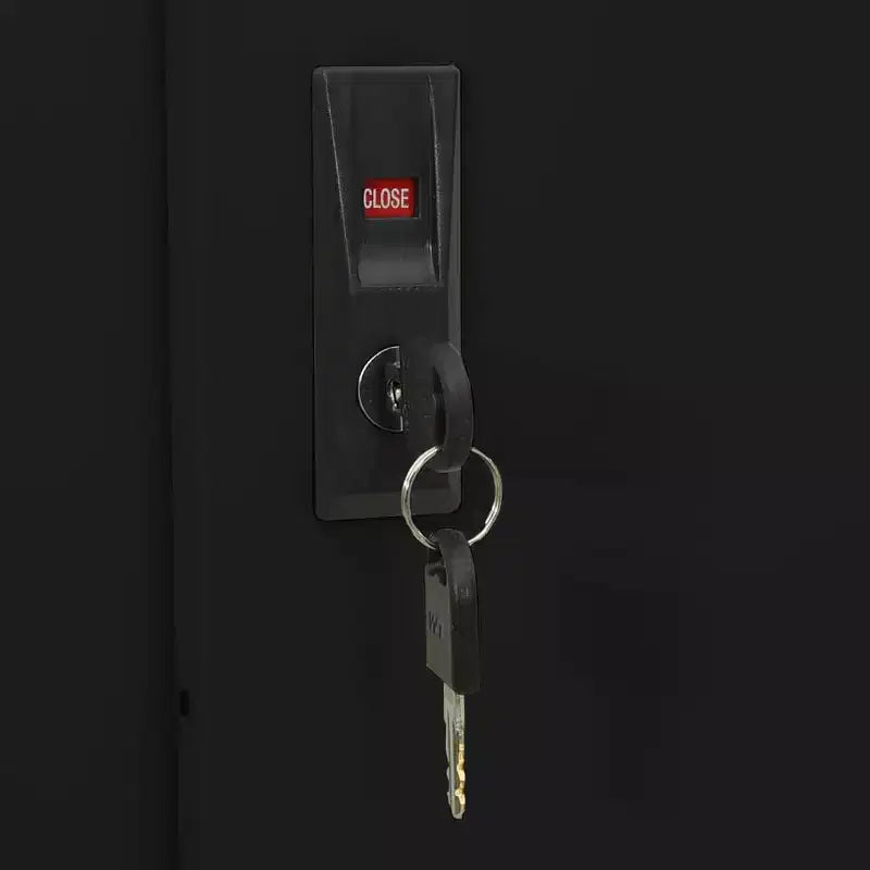 Classeur de bureau en acier avec porte coulissante