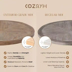 Table d'appoint ronde rustique pour salon, avec étagère de rangement, lot de 2