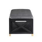 48,5 Silas Banc de rangement rectangulaire avec coussin amovible