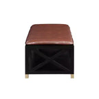 48,5 Silas Banc de rangement rectangulaire avec coussin amovible