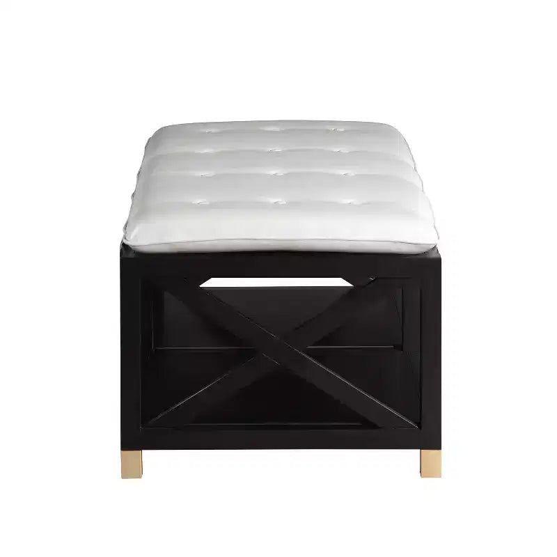 48,5 Silas Banc de rangement rectangulaire avec coussin amovible