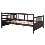 Lit de repos en bois pleine grandeur avec pied de support