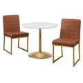 3pc Chantel Round Dining Set - Lifestorey