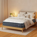 Matelas hybride simple face Euro Top mi-ferme 12 pouces, compatible avec un lit réglable