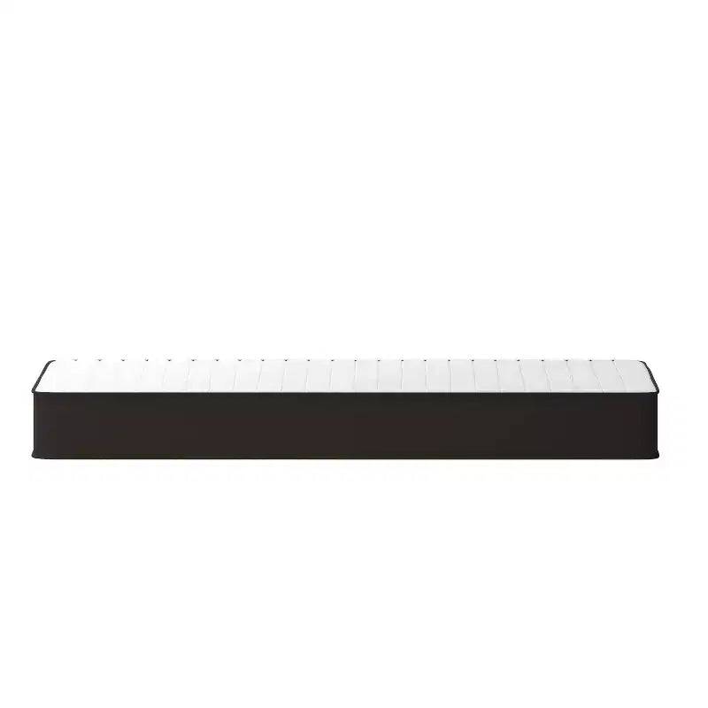 Matelas hybride à ressorts ensachés confort supérieur de fermeté moyenne en boîte avec surface en tissu tricoté et mousse certifiée CertiPUR-US
