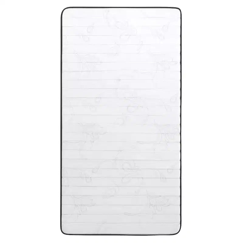 Matelas hybride à ressorts ensachés confort supérieur de fermeté moyenne en boîte avec surface en tissu tricoté et mousse certifiée CertiPUR-US