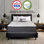Matelas hybride à ressorts ensachés fermeté moyenne 14 pouces